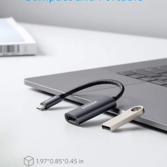 Anker USB C to HDMI Adapter (4K@60Hz), 310 USB-C Adapter (4K HDMI), Aluminum - Picture 2 of 7